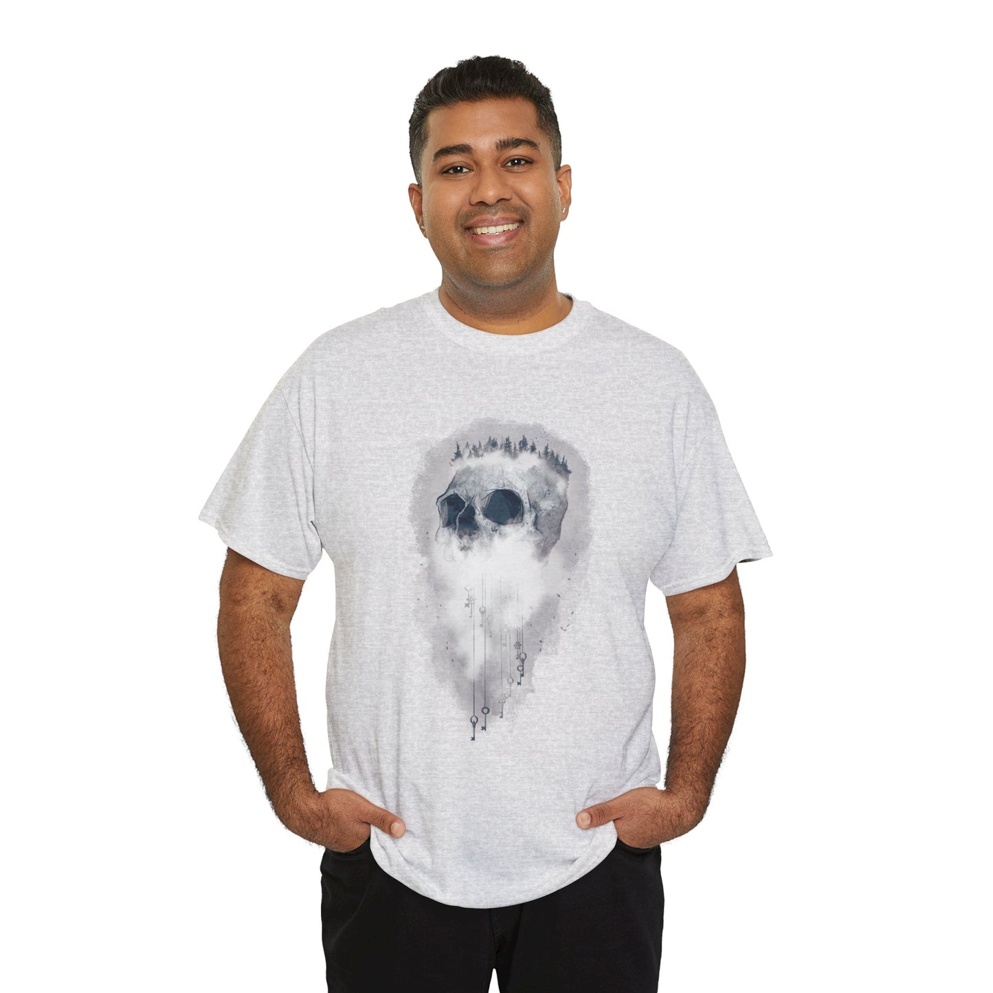 Elemental Skull Air Unisex Heavy Cotton Tee