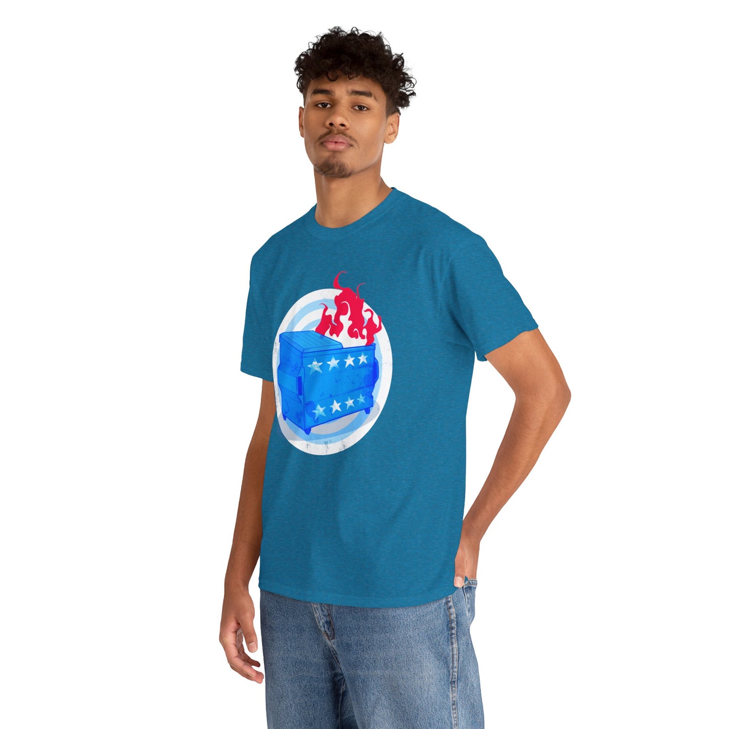 American Dumpster Firre Unisex Heavy Cotton Tee