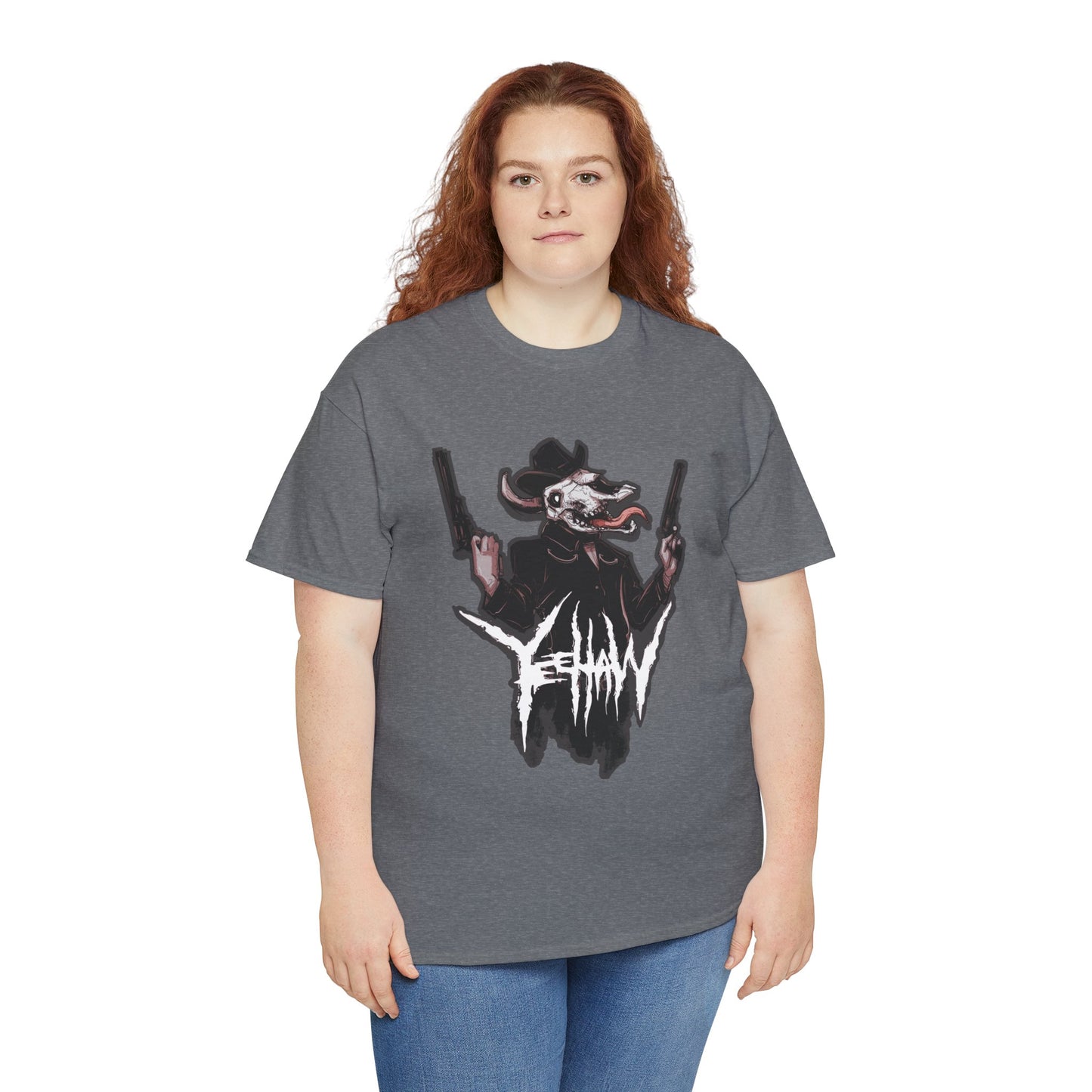 Cowboy Metal Unisex Heavy Cotton Tee