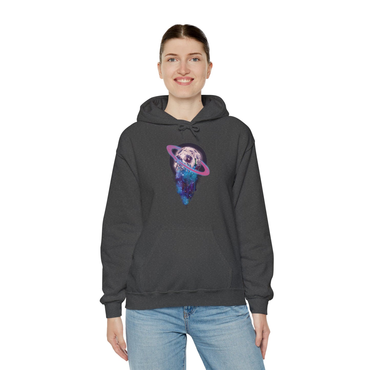 Elemental Skull Space Unisex Heavy Blend Hooded Sweatshirt