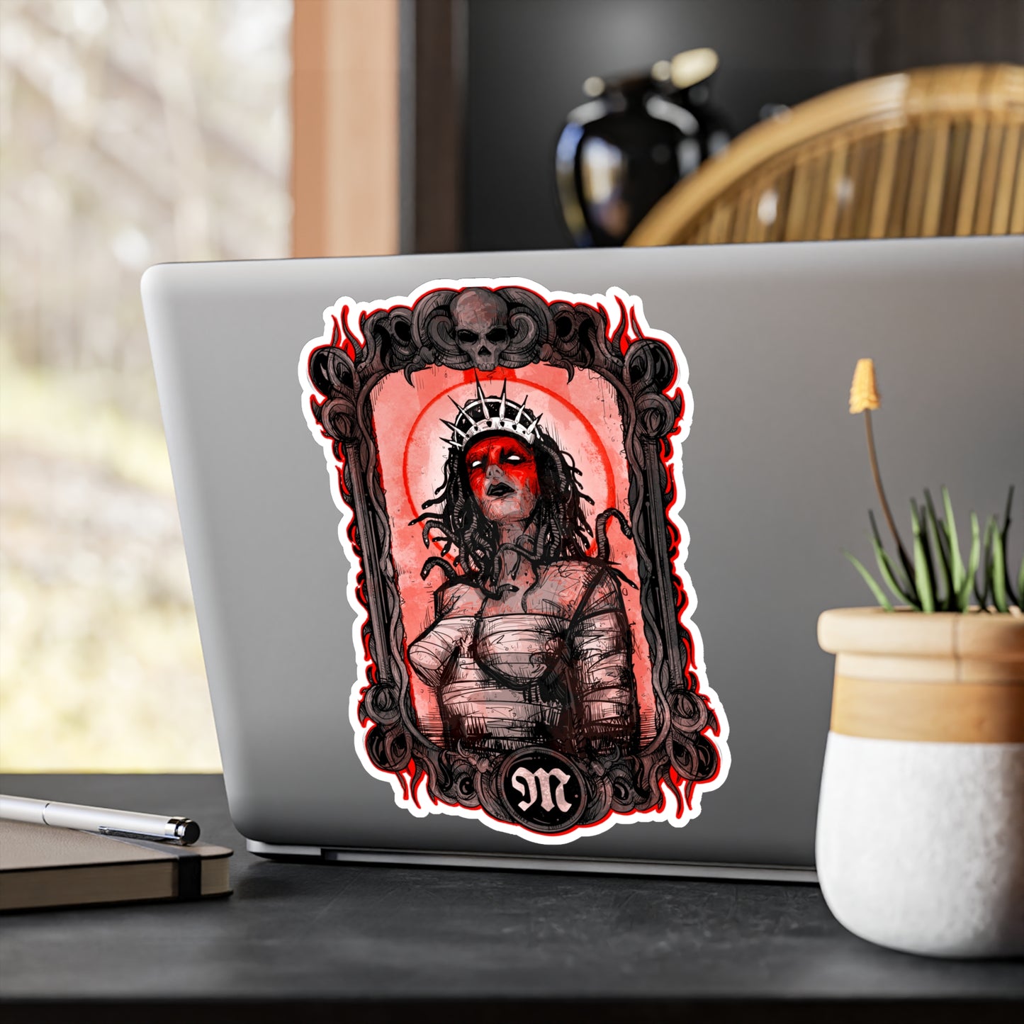Queen Medusa Kiss-Cut Vinyl Decal