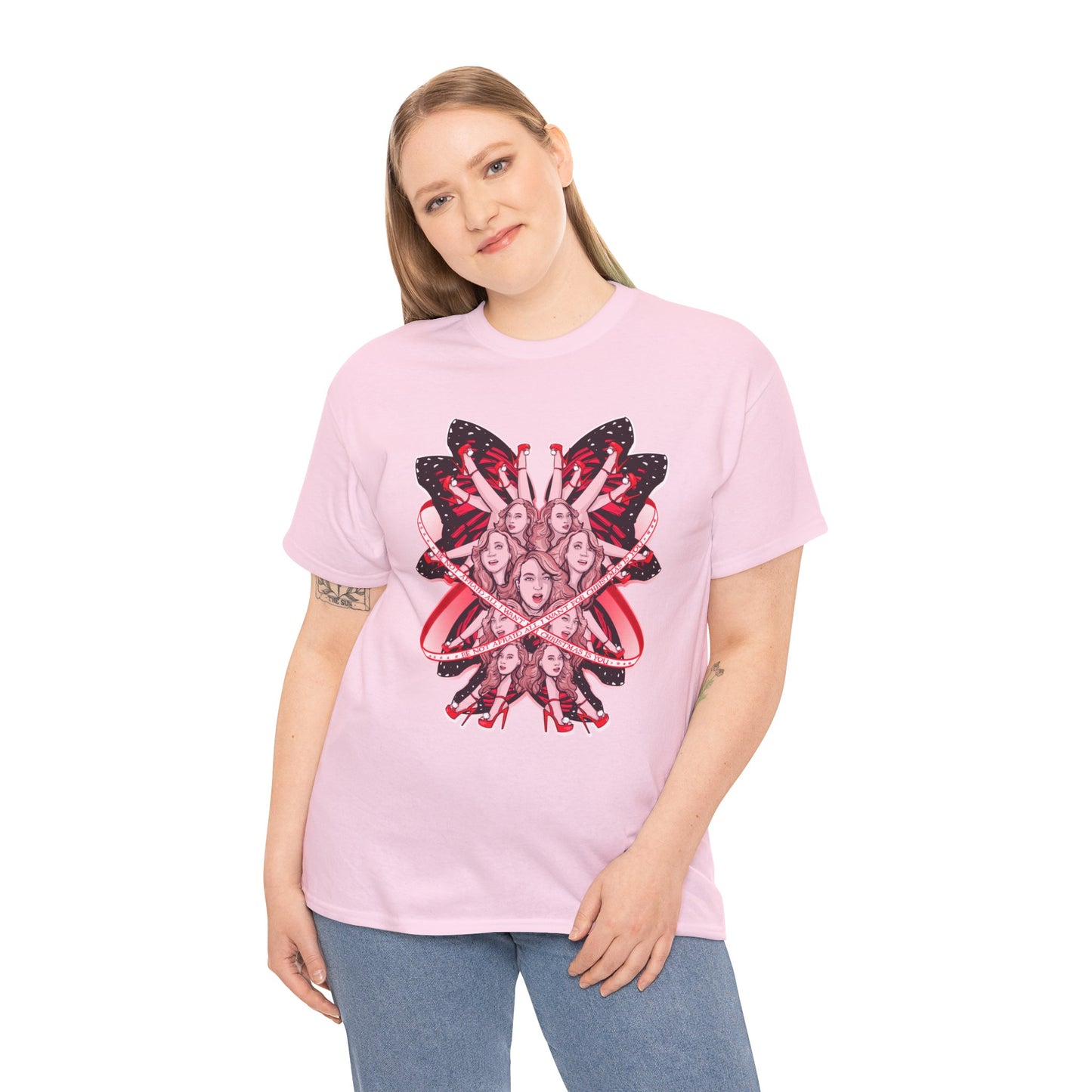 Biblically Accurate Christmas Woman Unisex Heavy Cotton Tee