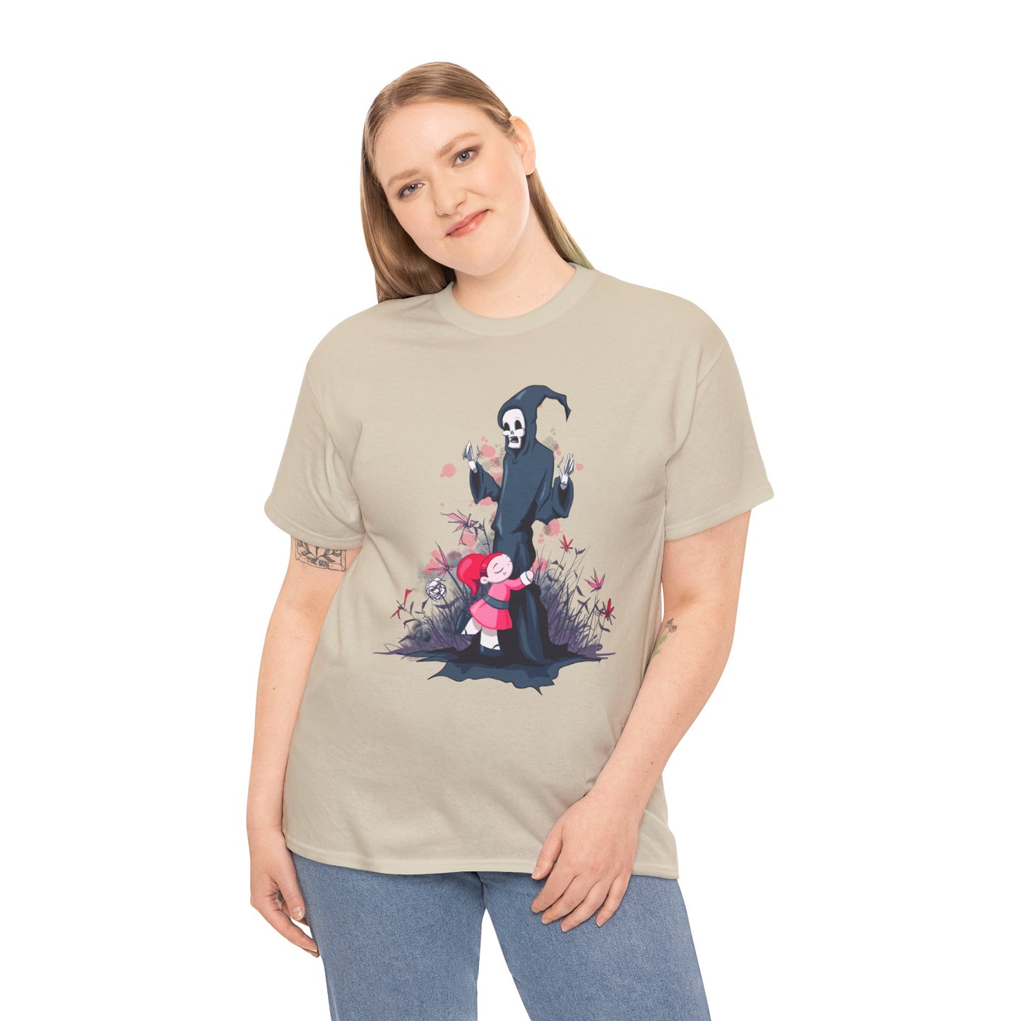 Reaper Hug Unisex Heavy Cotton Tee