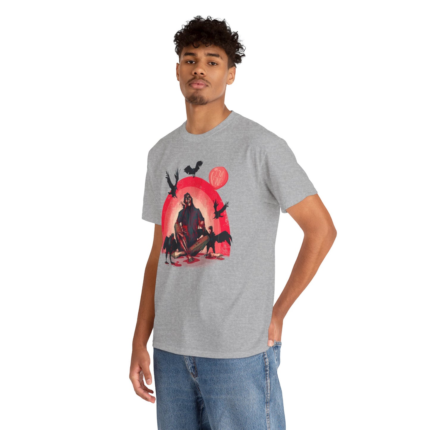 I'm Fine Unisex Heavy Cotton Tee