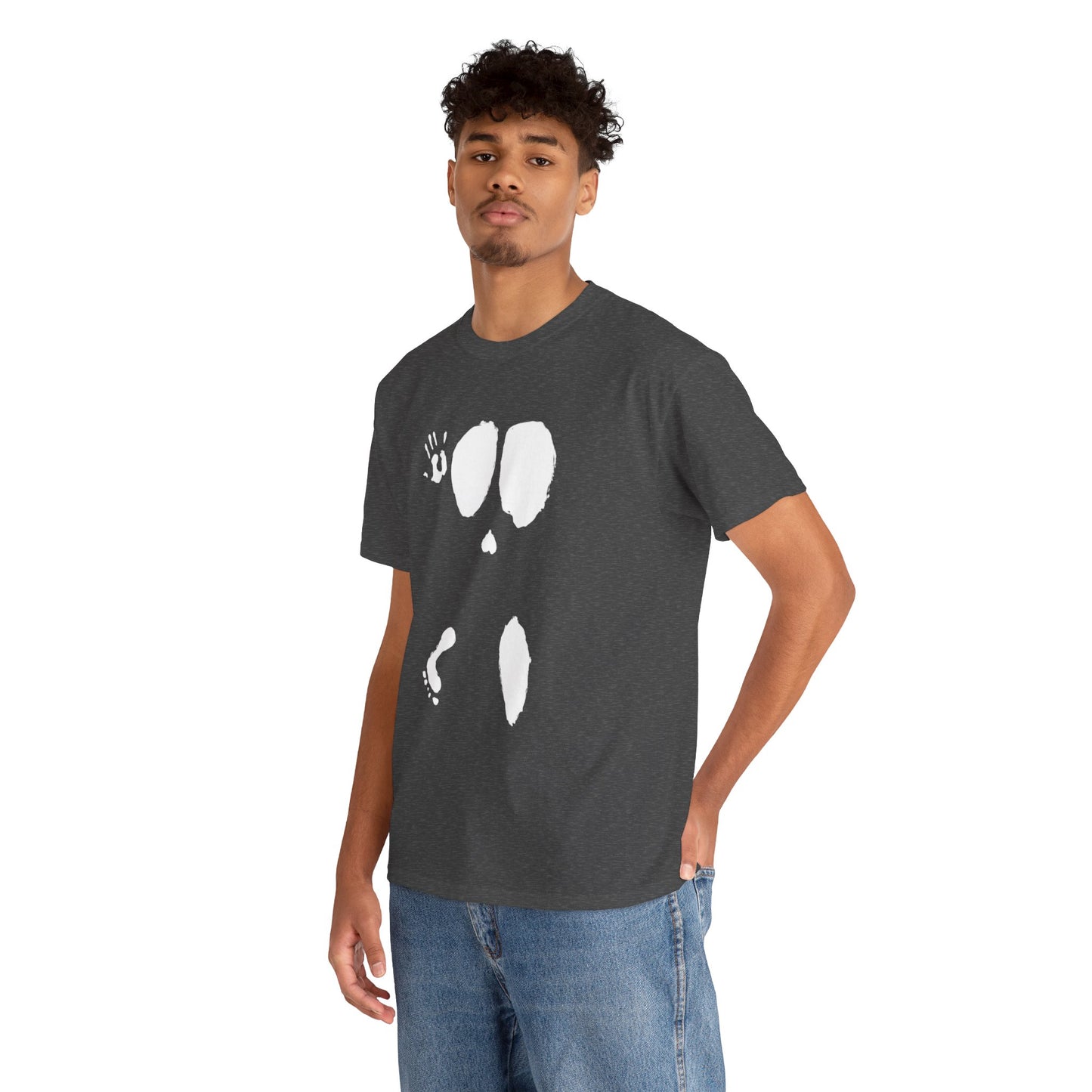 Ball Print Unisex Heavy Cotton Tee