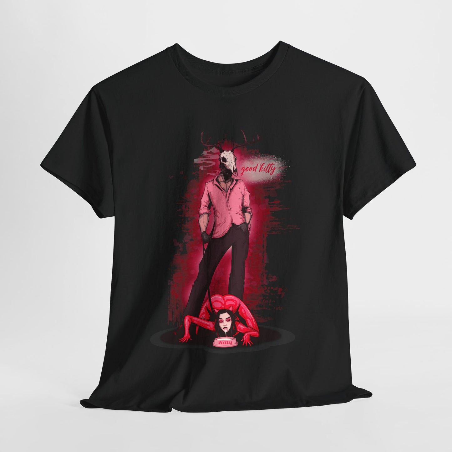 Deer Daddy Series 10: Good Kitty Unisex Heavy Cotton Tee