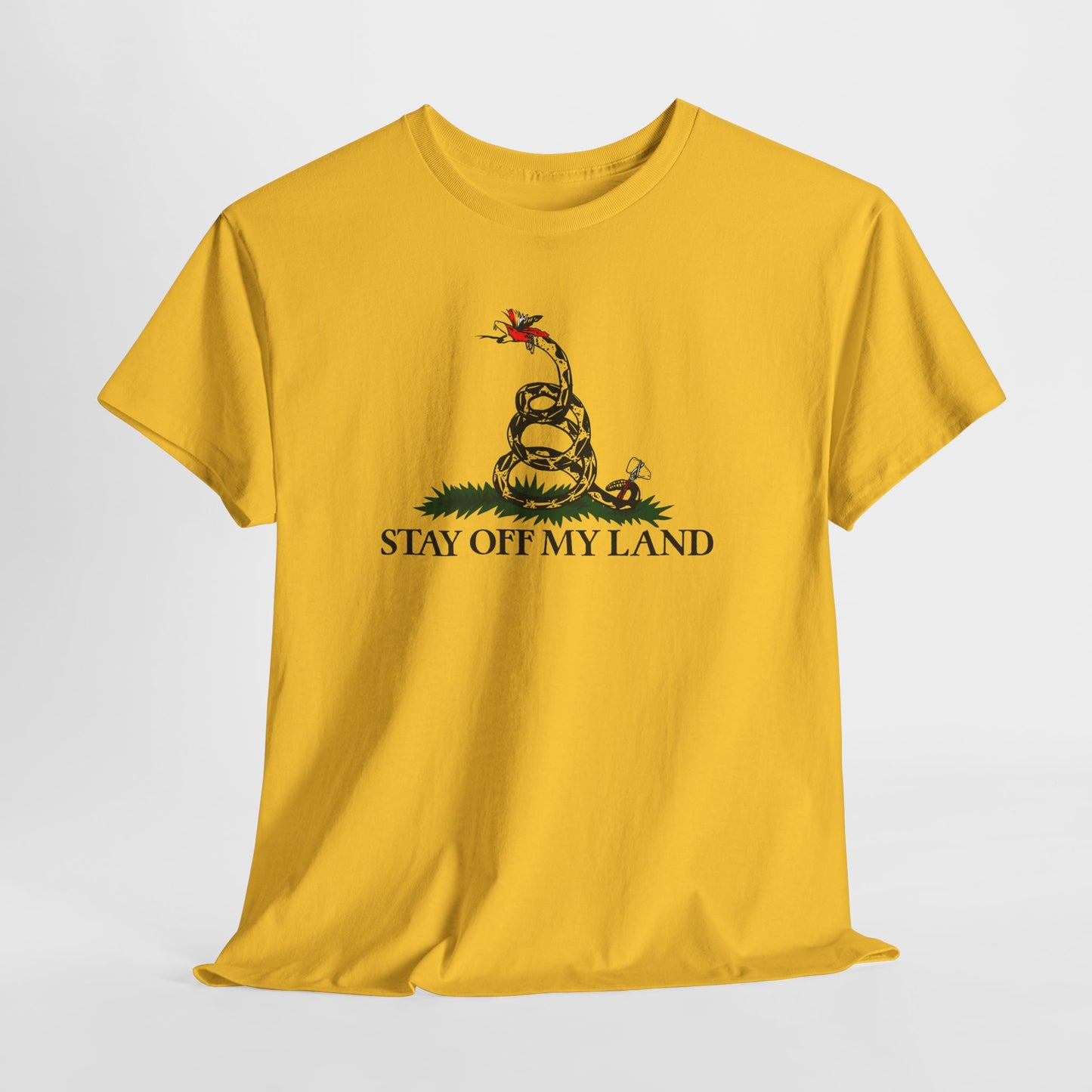 Stay Off My Land Unisex Heavy Cotton Tee