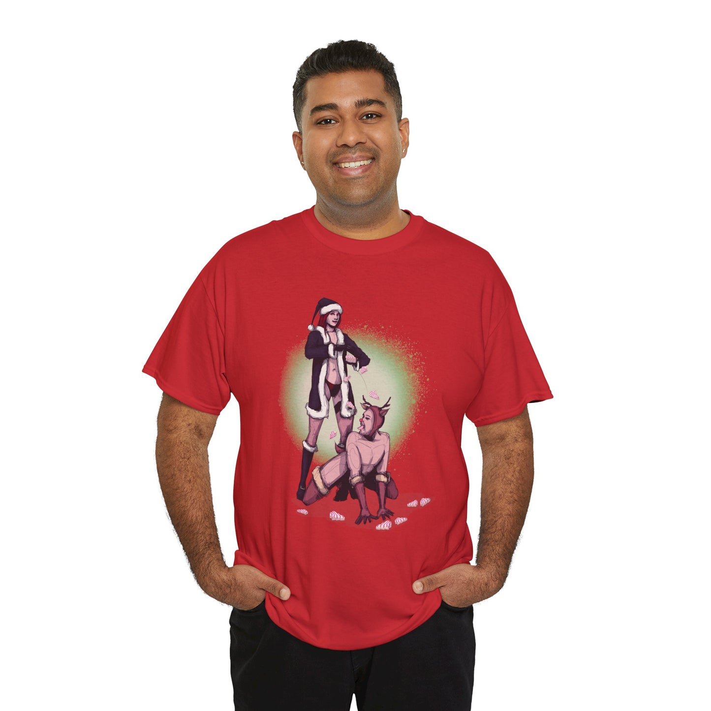 Christmas Rain Unisex Heavy Cotton Tee