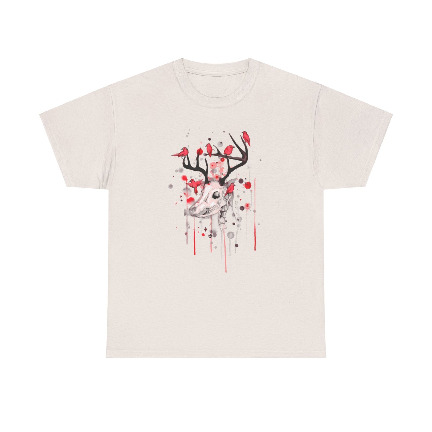 Cervidae Unisex Heavy Cotton Tee