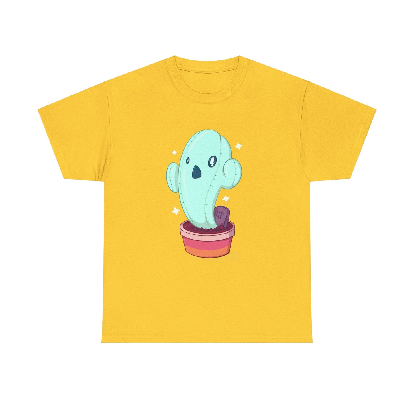 Spooky Succulent Unisex Heavy Cotton Tee