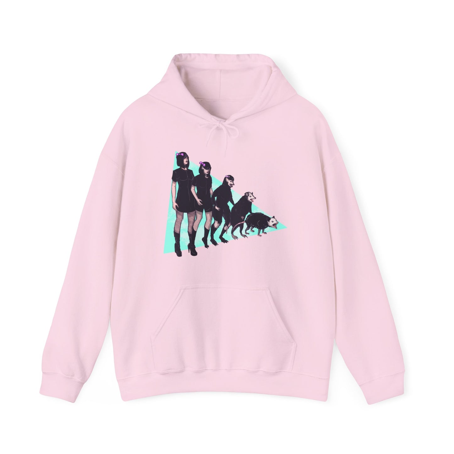 Opossum Girl Unisex Heavy Blend Hooded Sweatshirt