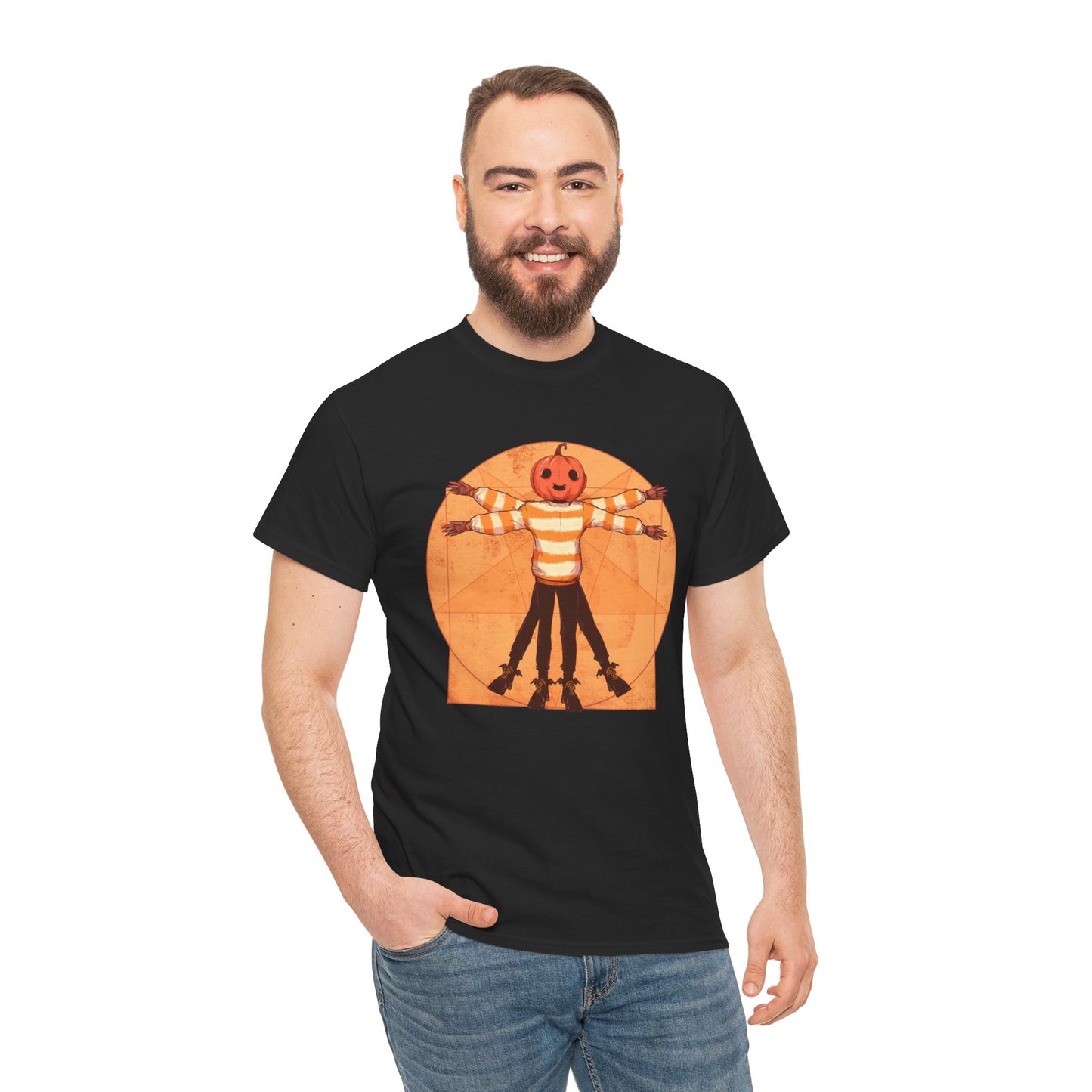 Vitruvian Halloween Unisex Heavy Cotton Tee