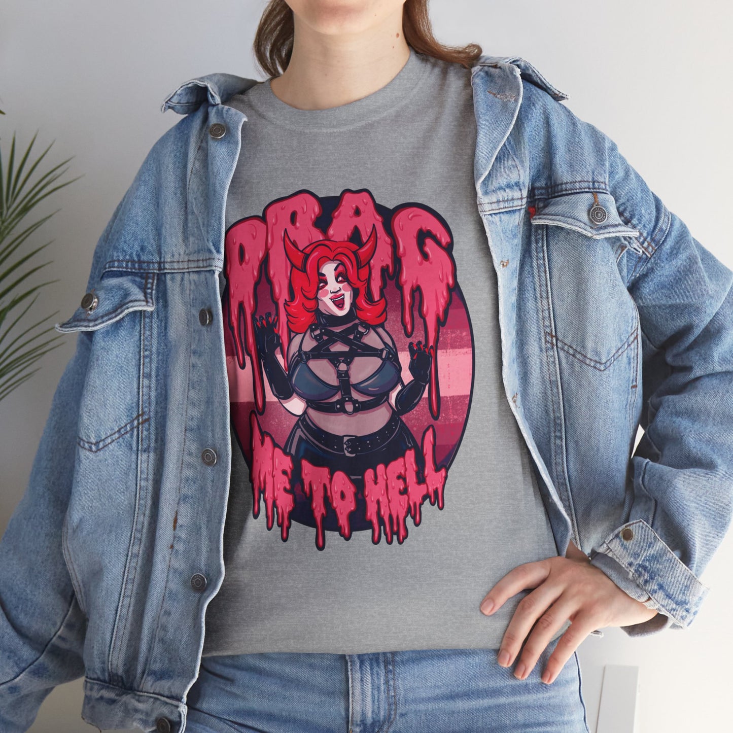 Drag Me To Hell Unisex Heavy Cotton Tee