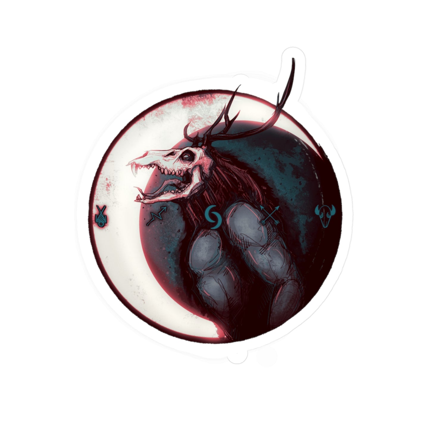 The Wendigo Kiss-Cut Vinyl Decal