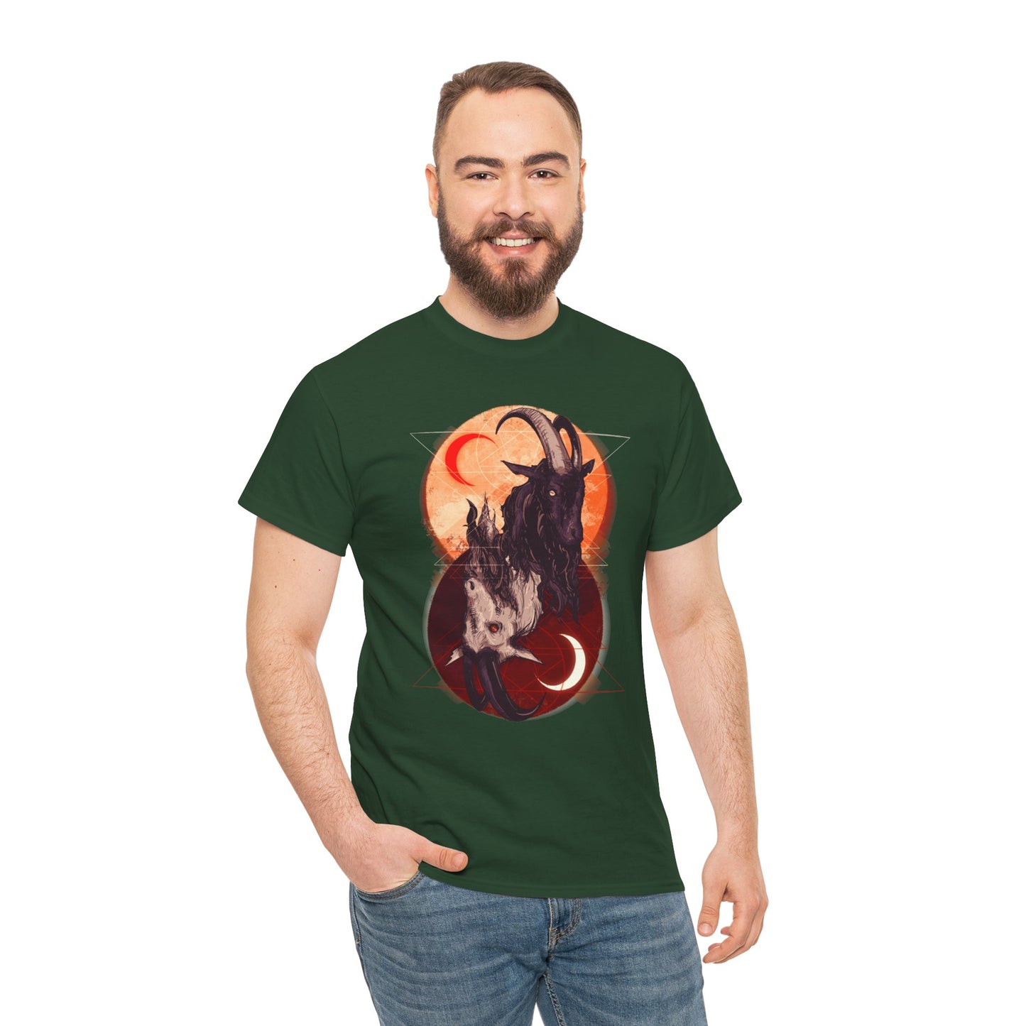 As Above So Below V Unisex Heavy Cotton Tee
