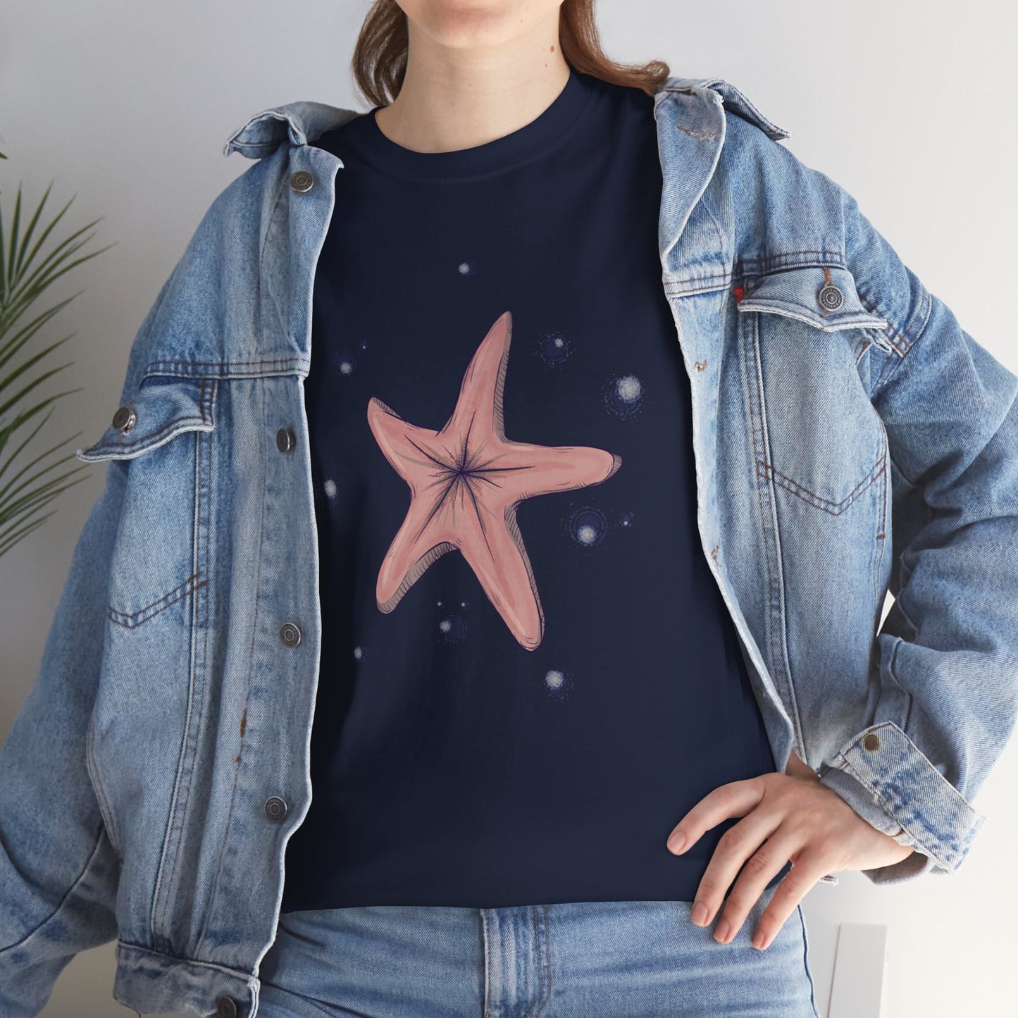 Chocolate Starfish Unisex Heavy Cotton Tee