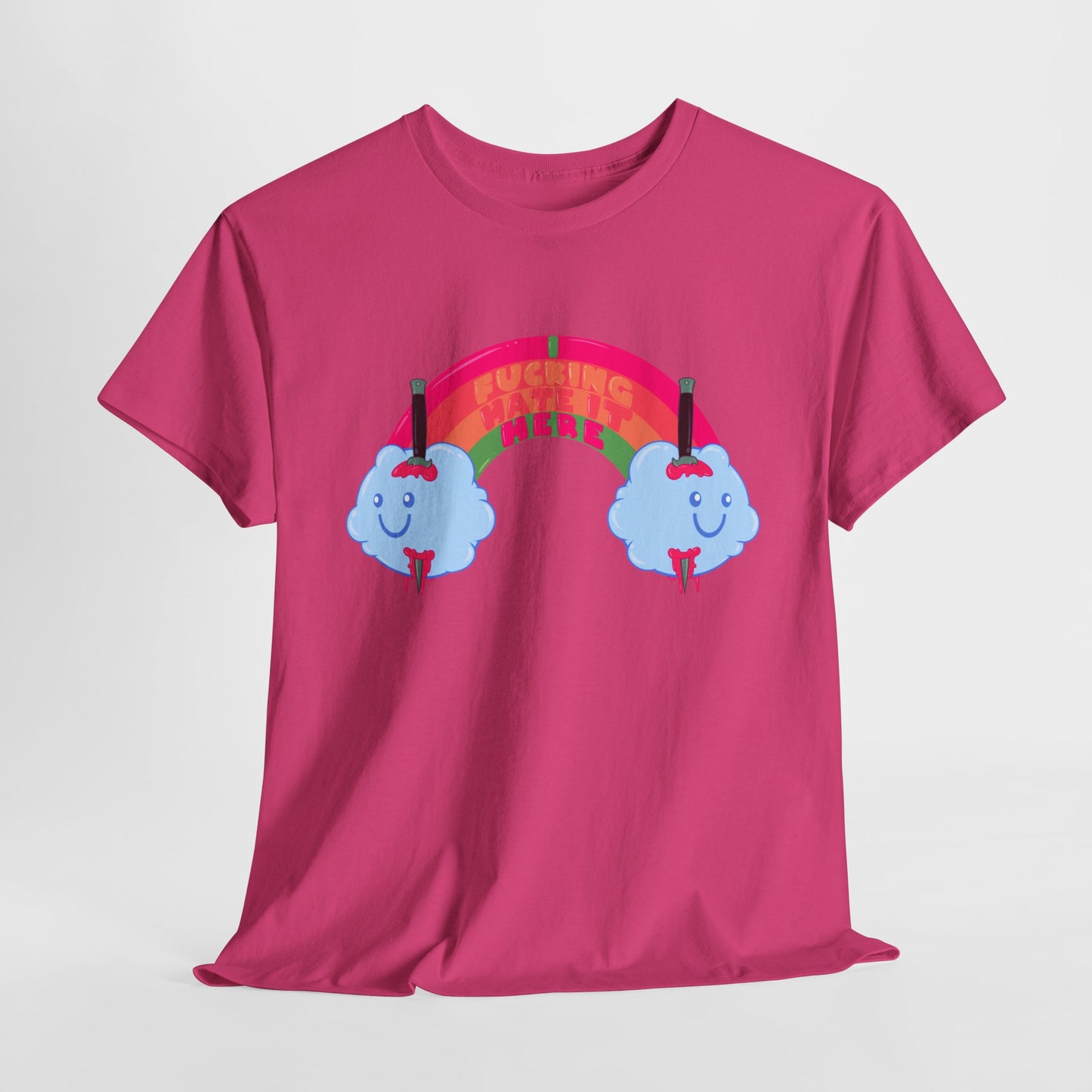 I Fucking Hate It Here Unisex Heavy Cotton Tee