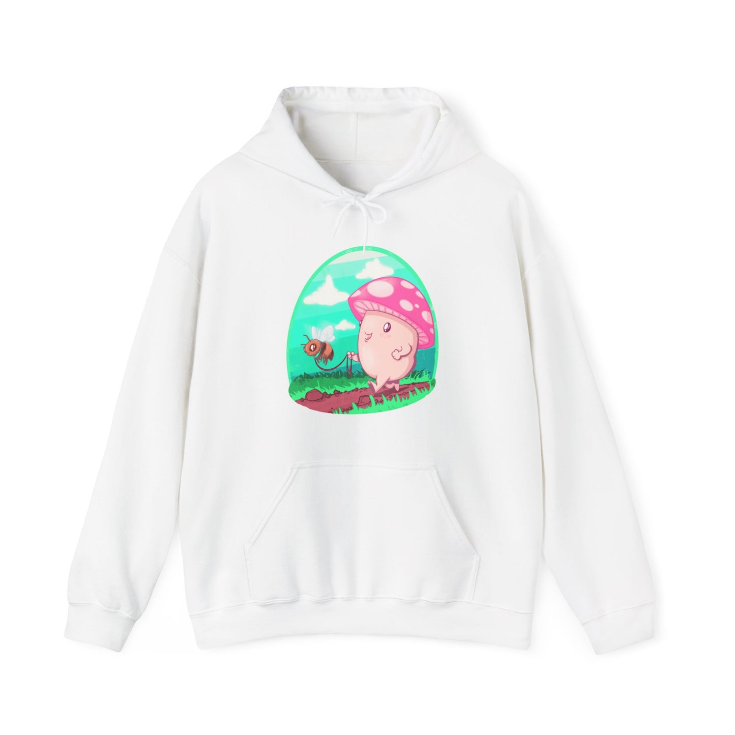 Bee Walk Unisex Heavy Blend Hooded Sweatshirt