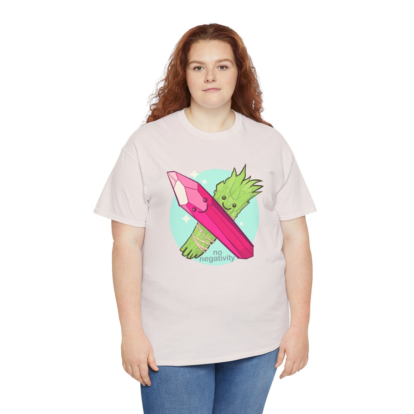 No Negativity Unisex Heavy Cotton Tee