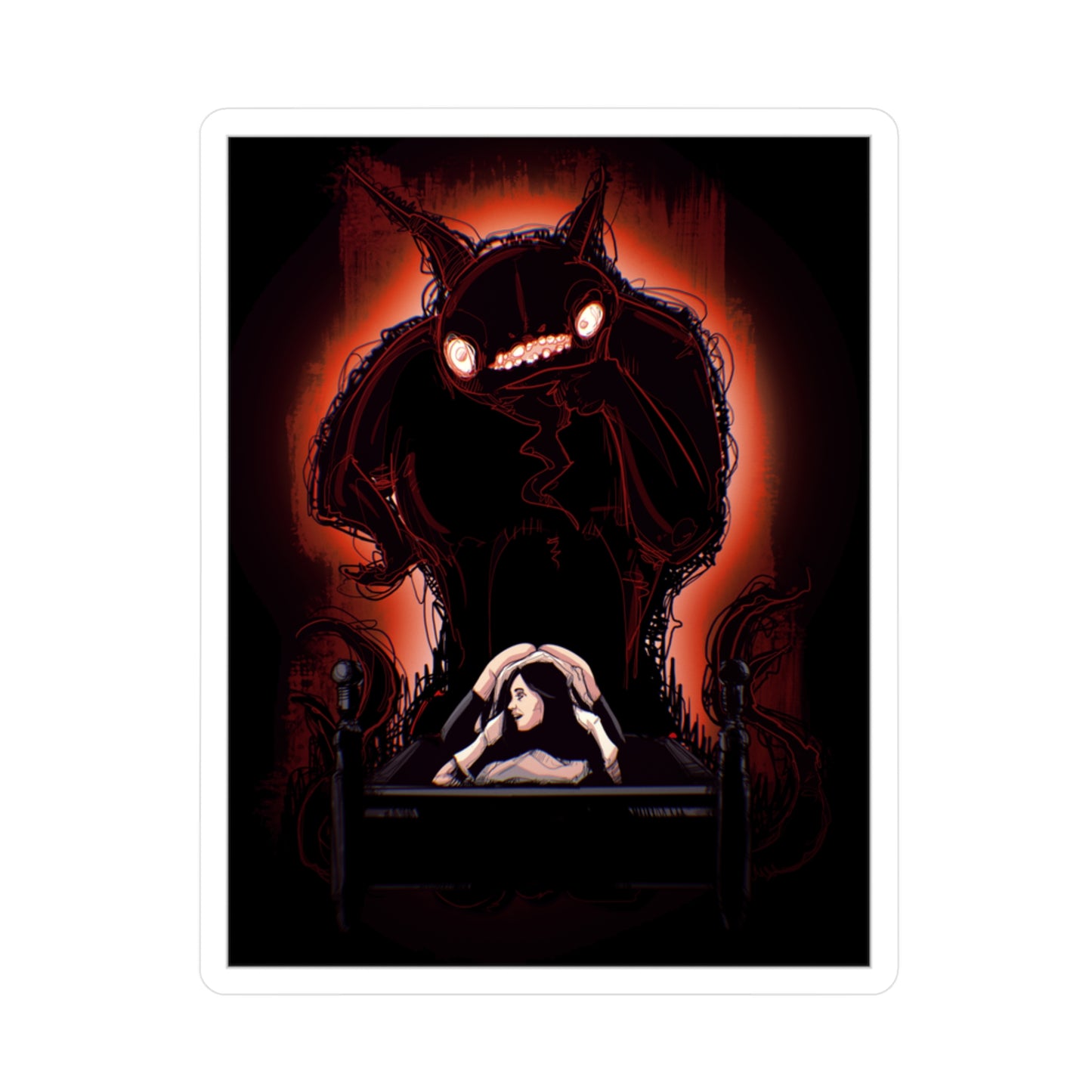 Sleep Paralysis Demon Kiss-Cut Vinyl Decal