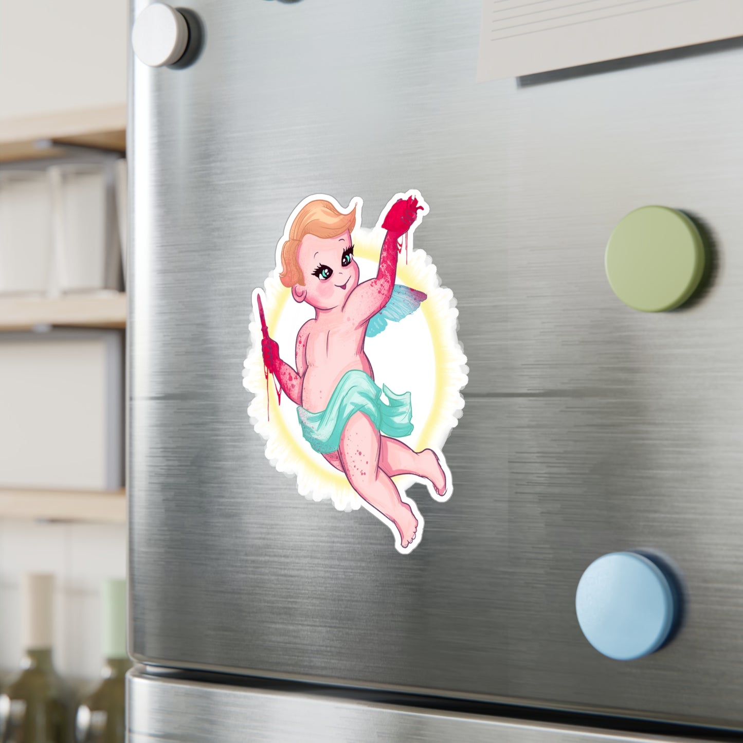 Cupid Kiss-Cut Vinyl Decal