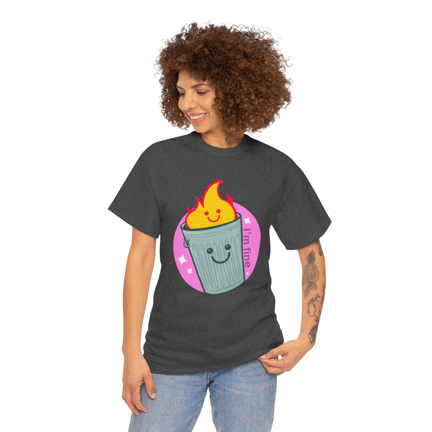 Trash Fire Unisex Heavy Cotton Tee