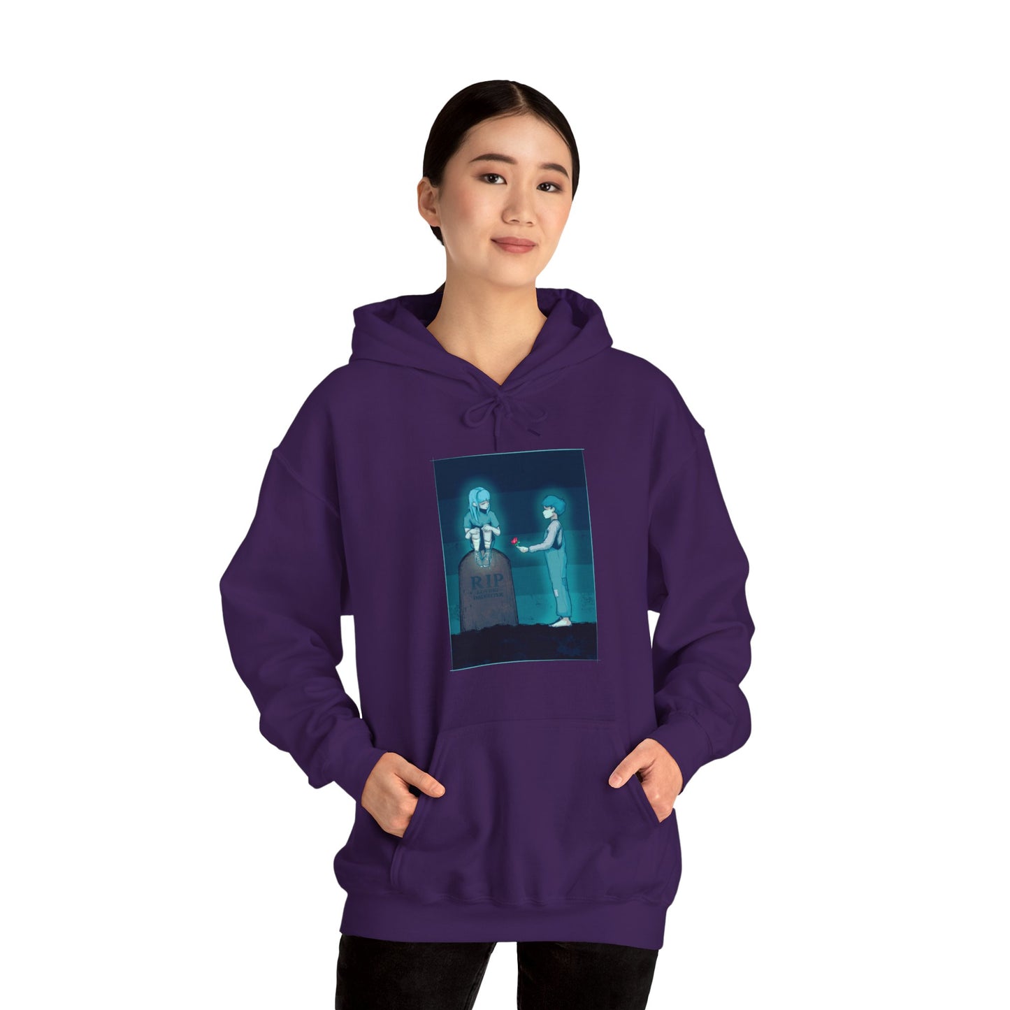 Ghost Kids Unisex Heavy Blend Hooded Sweatshirt