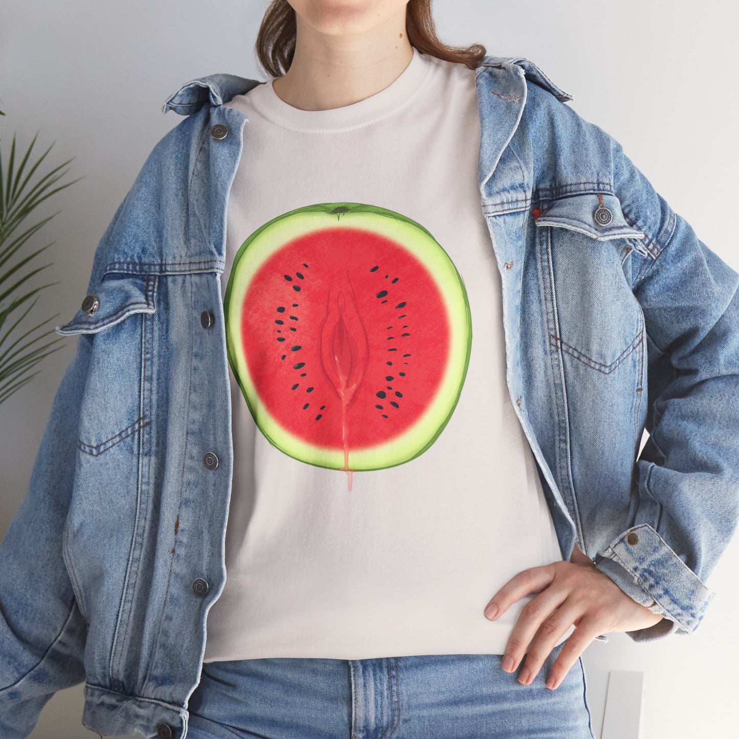 Juicy Watermelon Unisex Heavy Cotton Tee