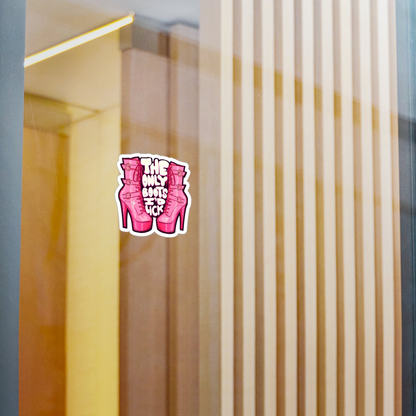 Boot Licker III Kiss-Cut Vinyl Decal