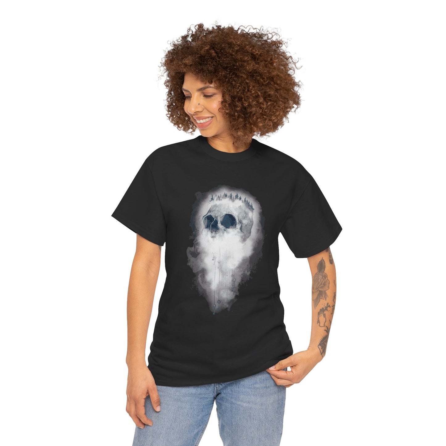 Elemental Skull Air Unisex Heavy Cotton Tee