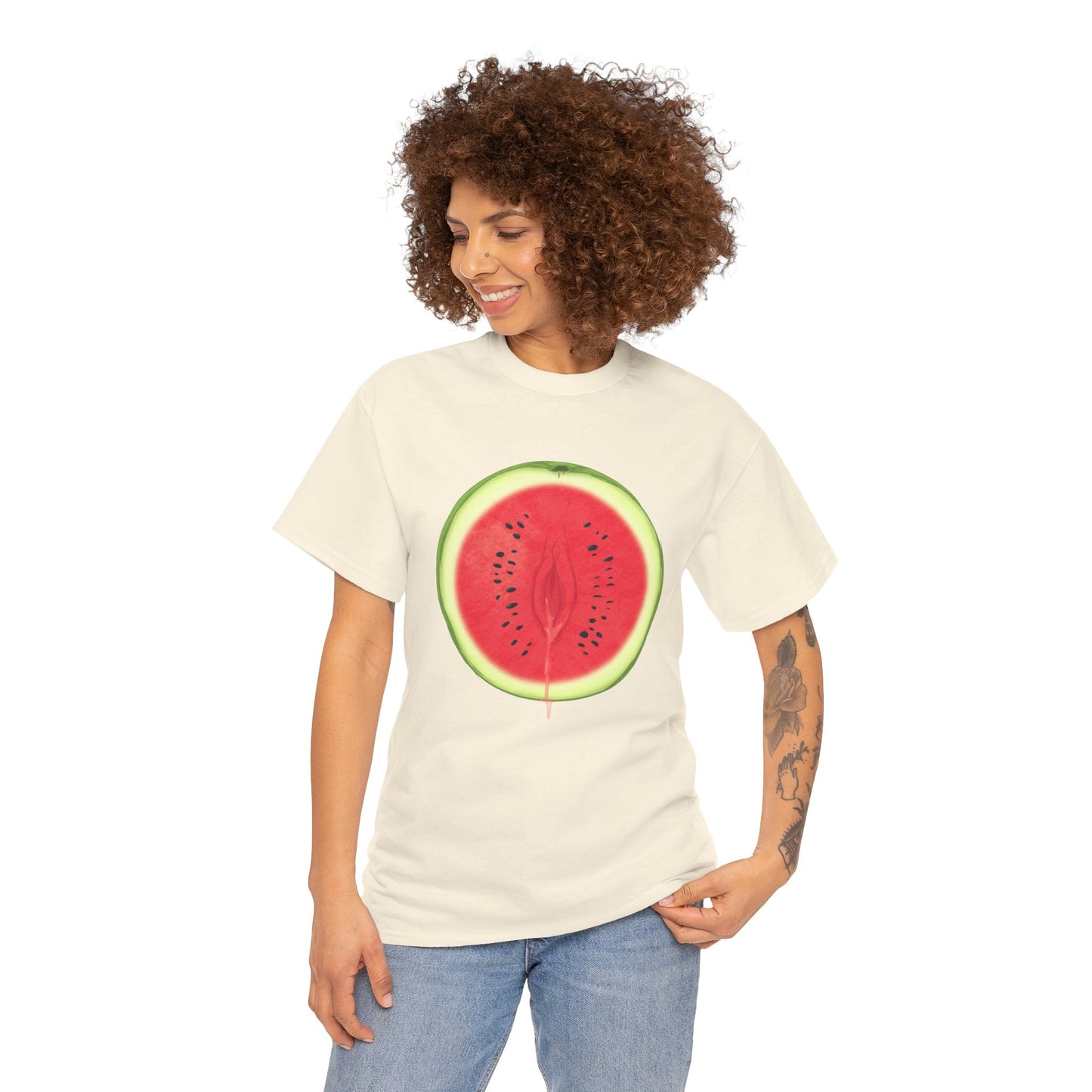 Juicy Watermelon Unisex Heavy Cotton Tee