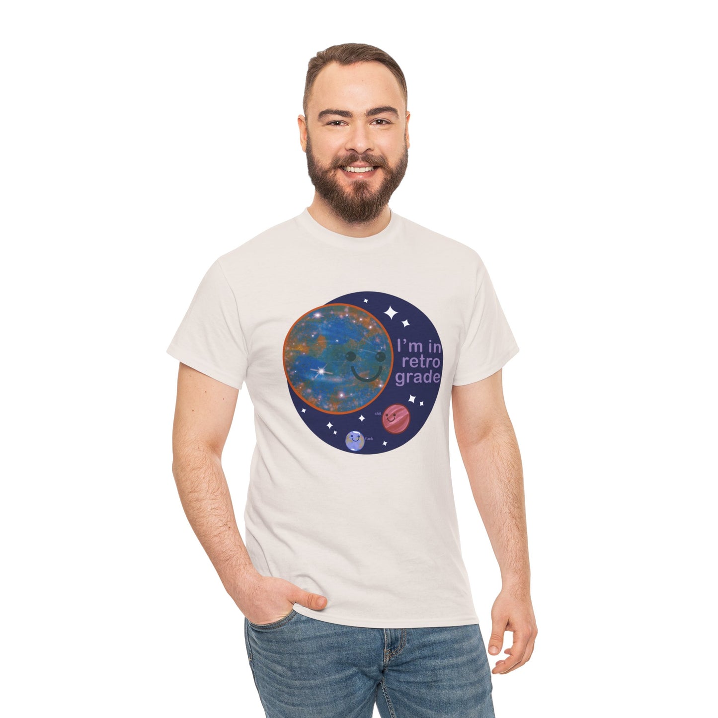 Mercury In Retrograde Unisex Heavy Cotton Tee