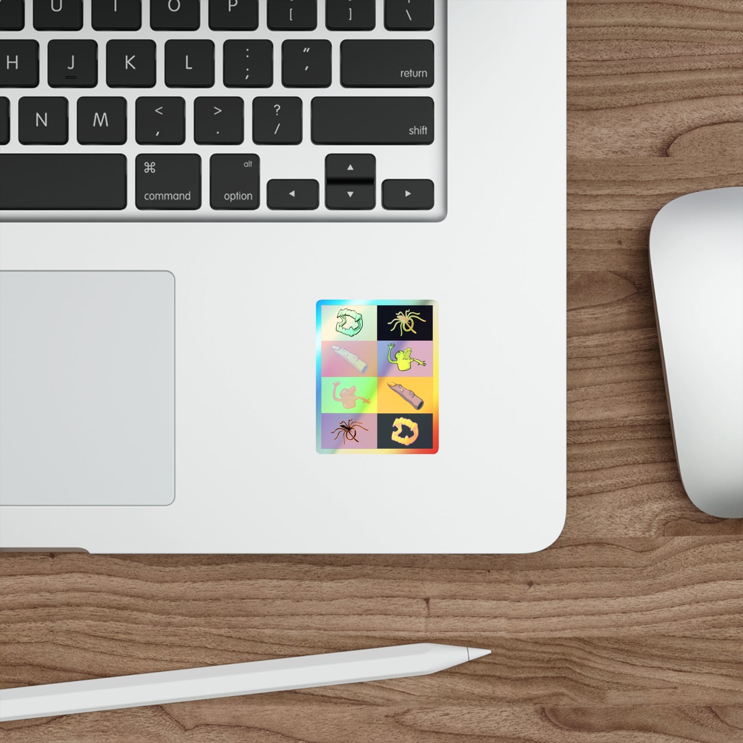 Sugar Free Halloween Holographic Die-cut Stickers