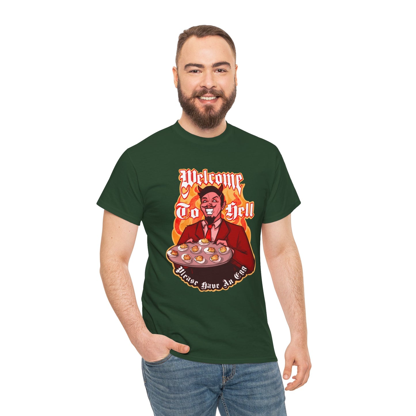 Deviled Eggs Unisex Heavy Cotton Tee
