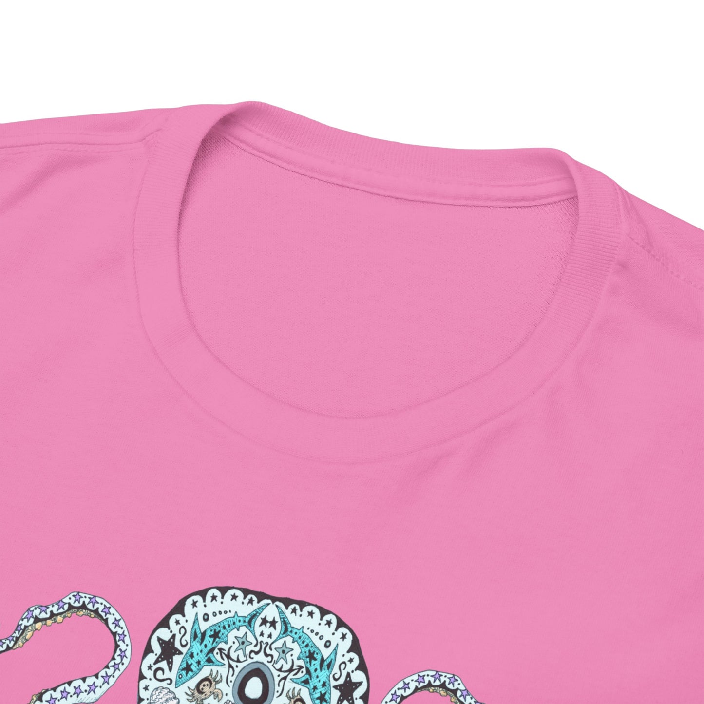 Octopus Sugar Skull Unisex Heavy Cotton Tee