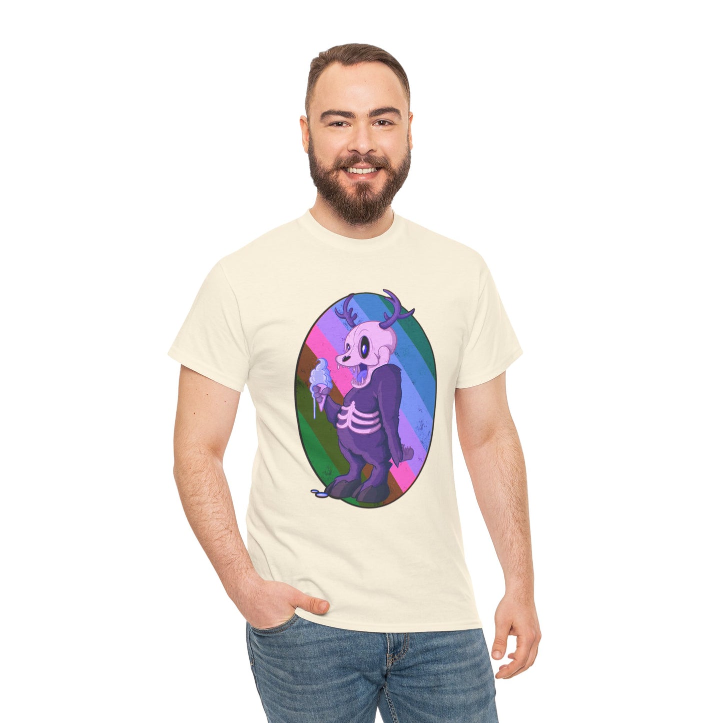Monster Ice Cream Unisex Heavy Cotton Tee