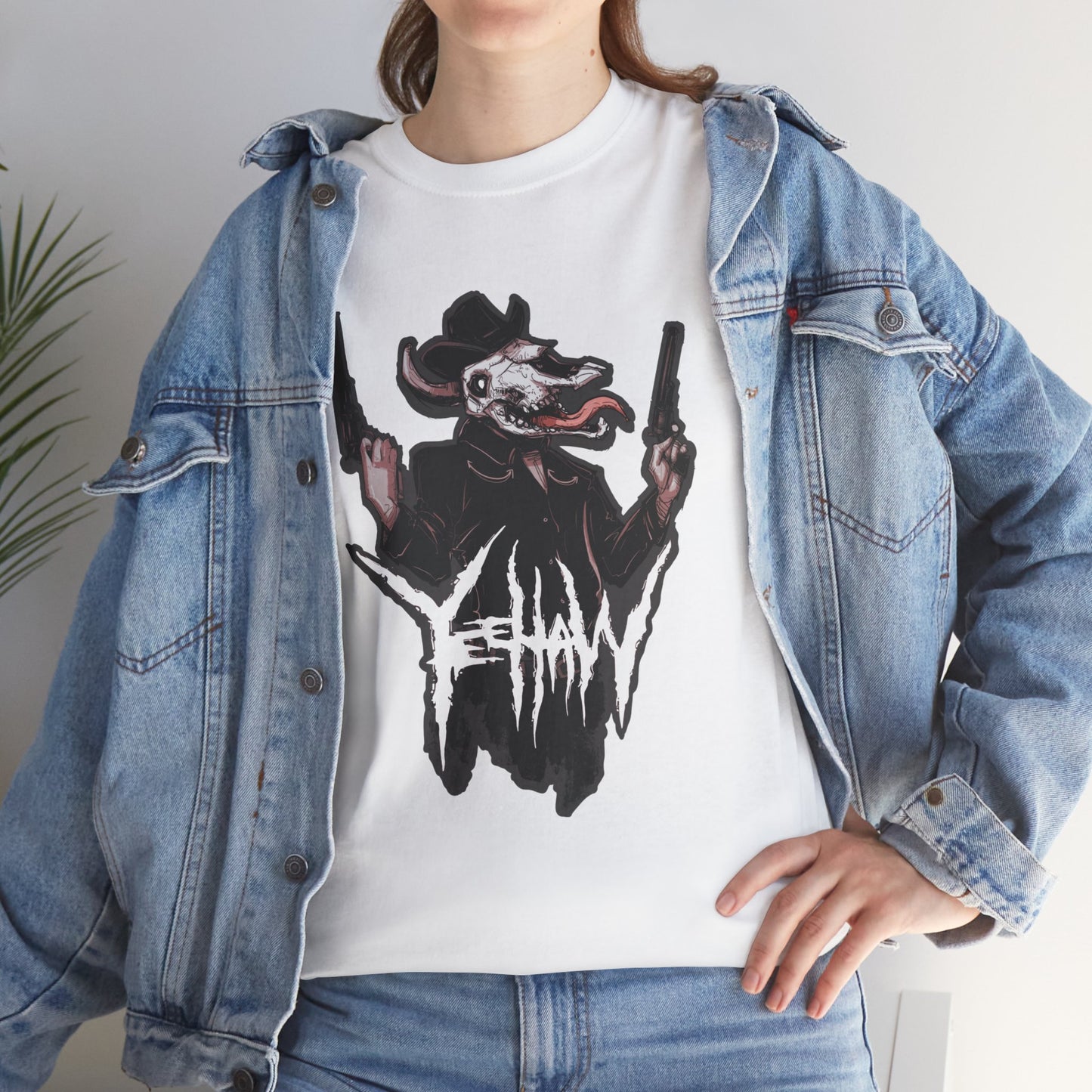 Cowboy Metal Unisex Heavy Cotton Tee