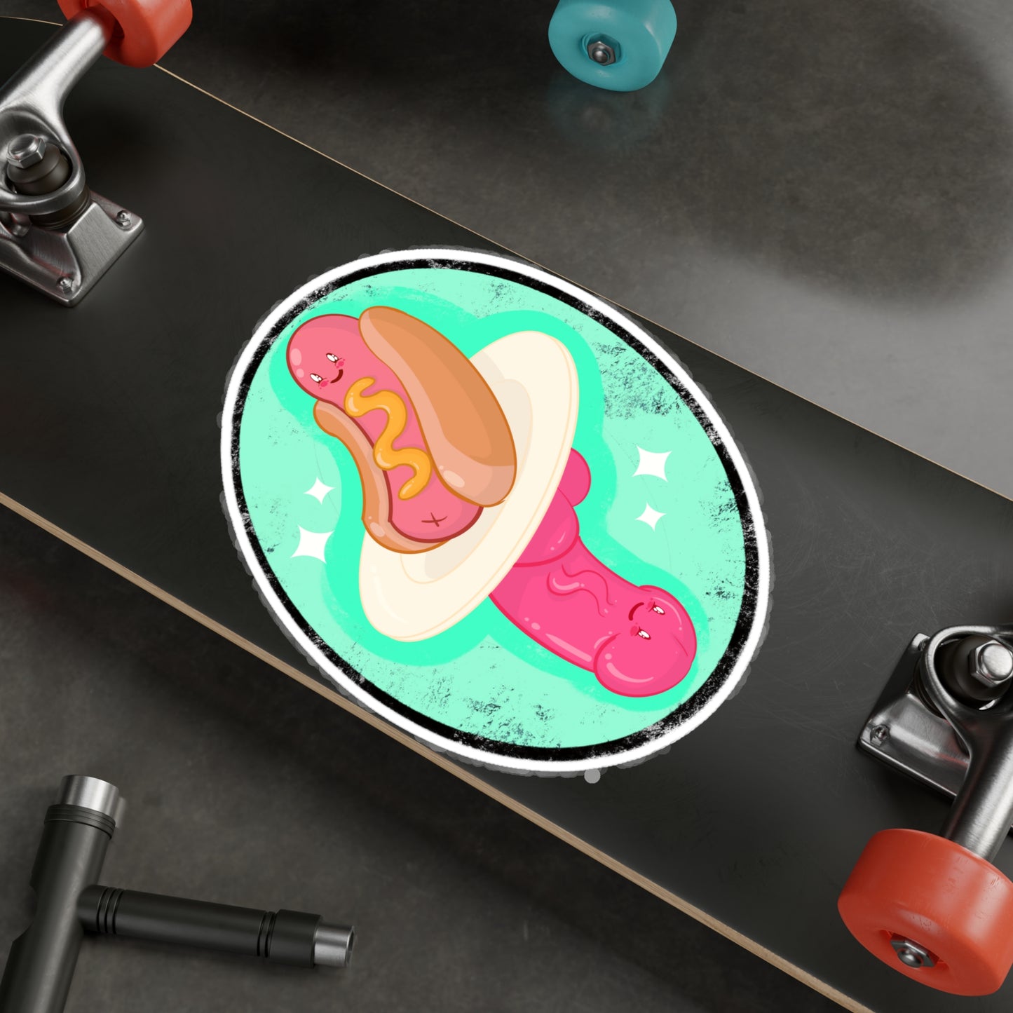 Ceramic Plate Kiss-Cut Vinyl Decal