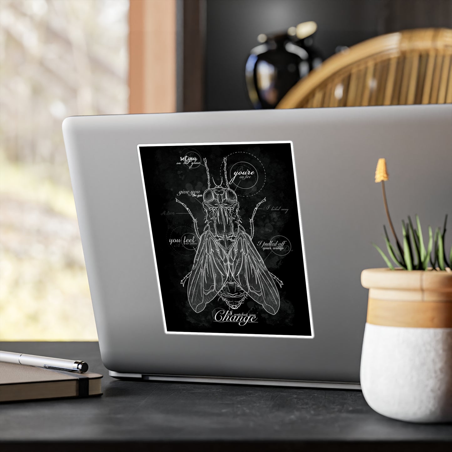 The Fly Kiss-Cut Vinyl Decal