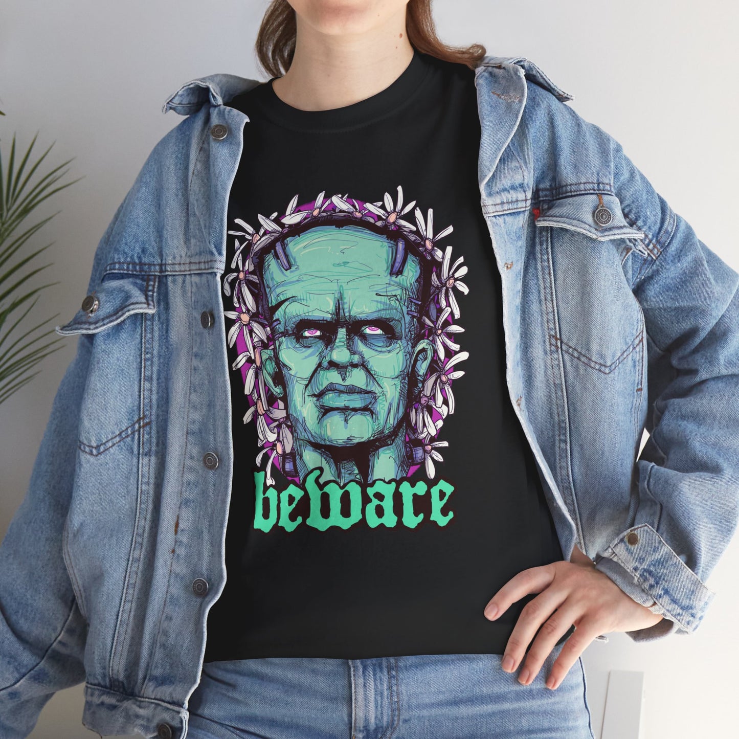 Beware Unisex Heavy Cotton Tee