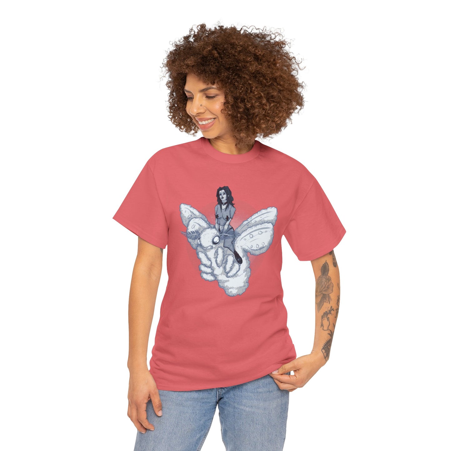Goth On A Moth Unisex Heavy Cotton Tee