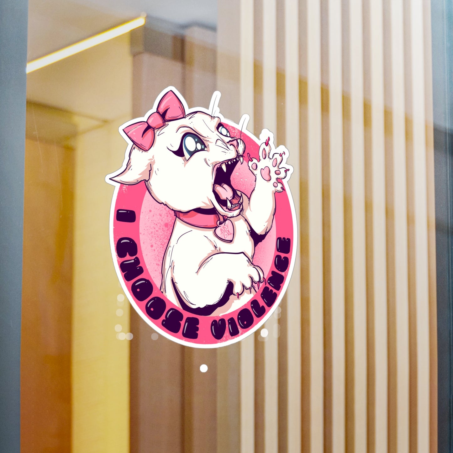 Killer Kitty Kiss-Cut Vinyl Decal