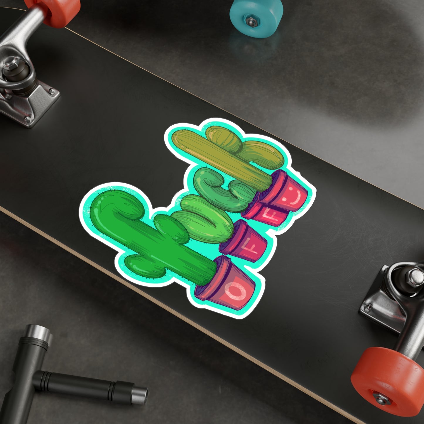 Rude Succulent Kiss-Cut Vinyl Decal