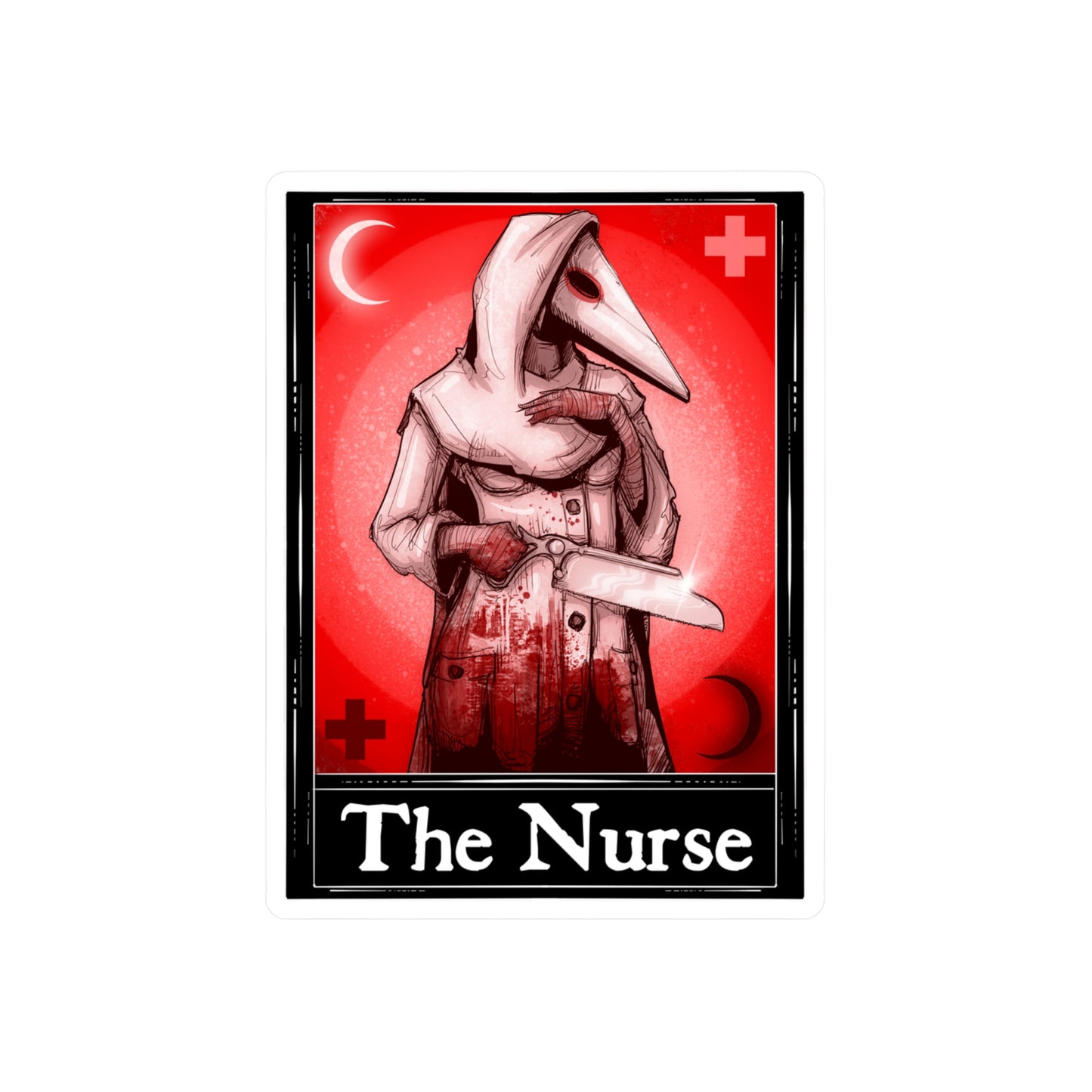 The Nurse Tarot Kiss-Cut Vinyl Decal