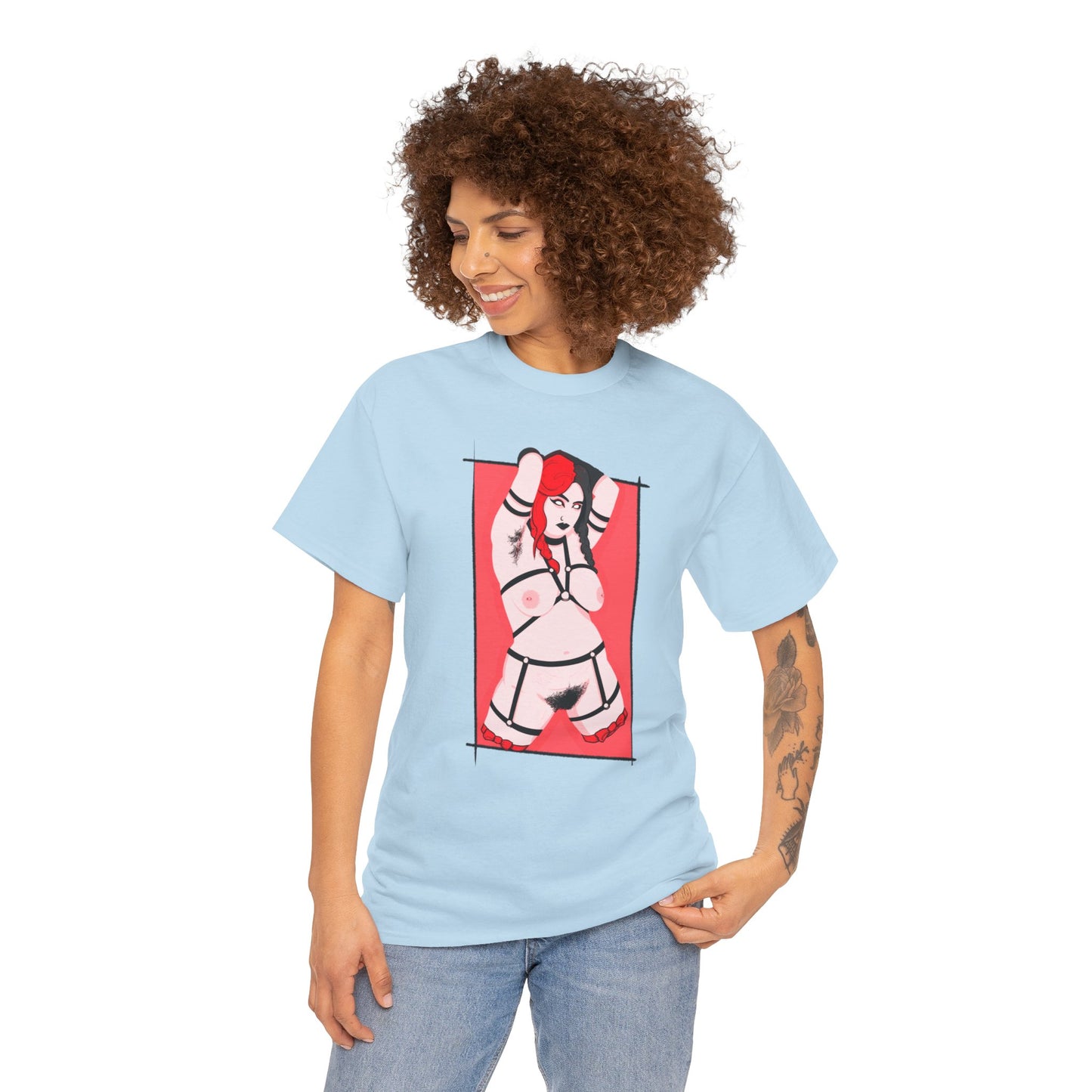 Natural Queen Unisex Heavy Cotton Tee