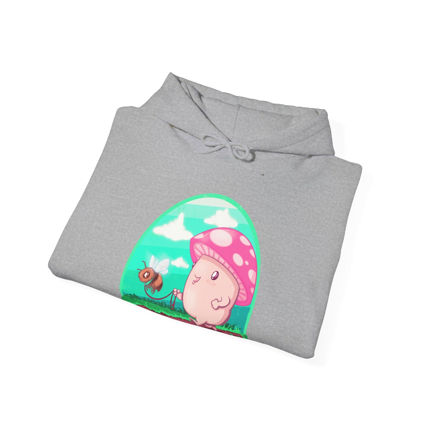 Bee Walk Unisex Heavy Blend Hooded Sweatshirt