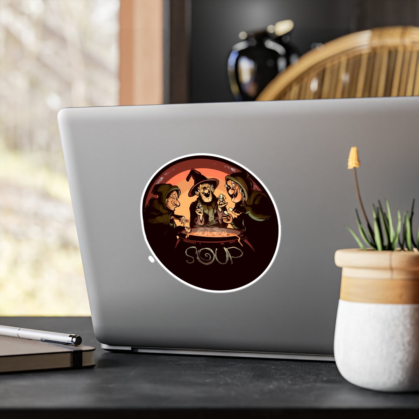 Soup Witches Kiss-Cut Vinyl Decal