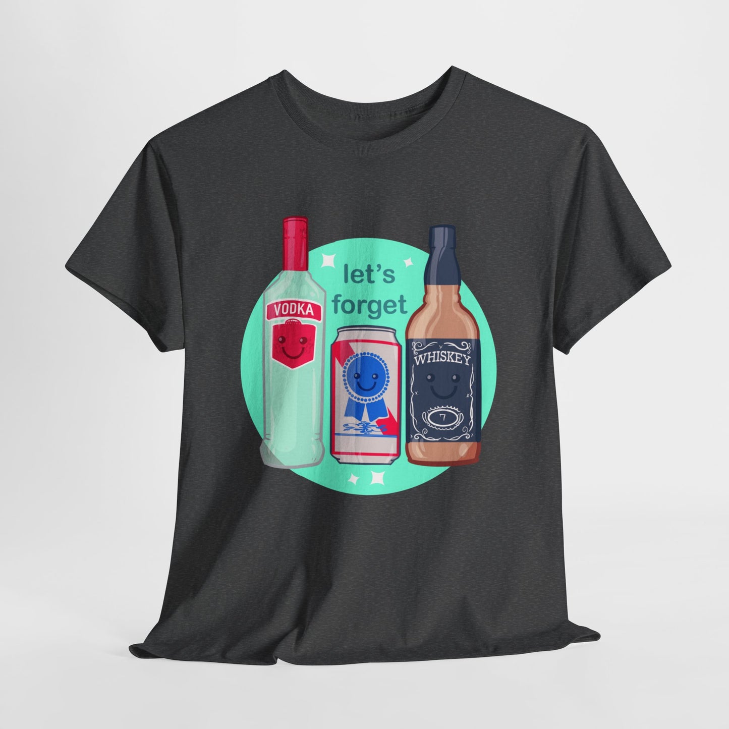 Let's Forget Unisex Heavy Cotton Tee