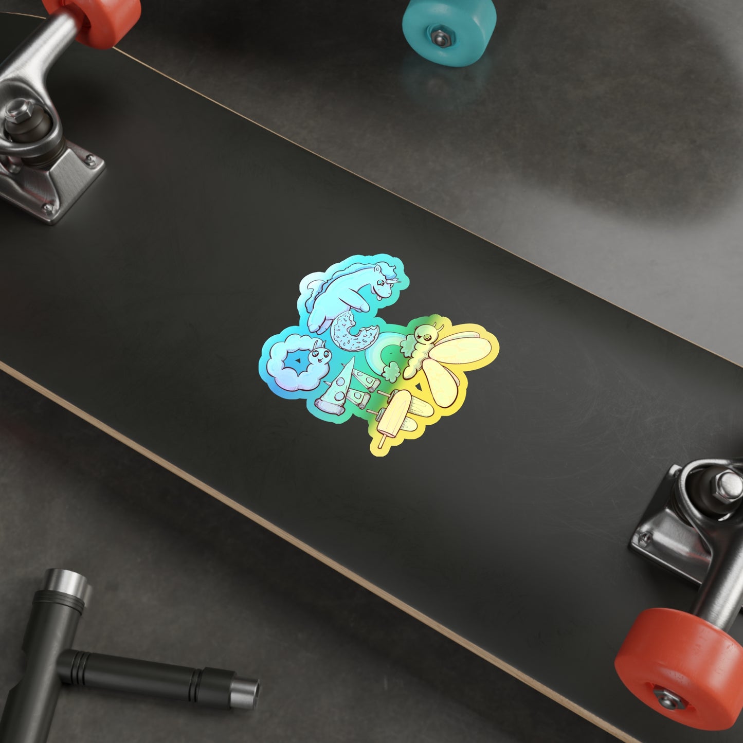 Majestic AF II Holographic Die-cut Stickers