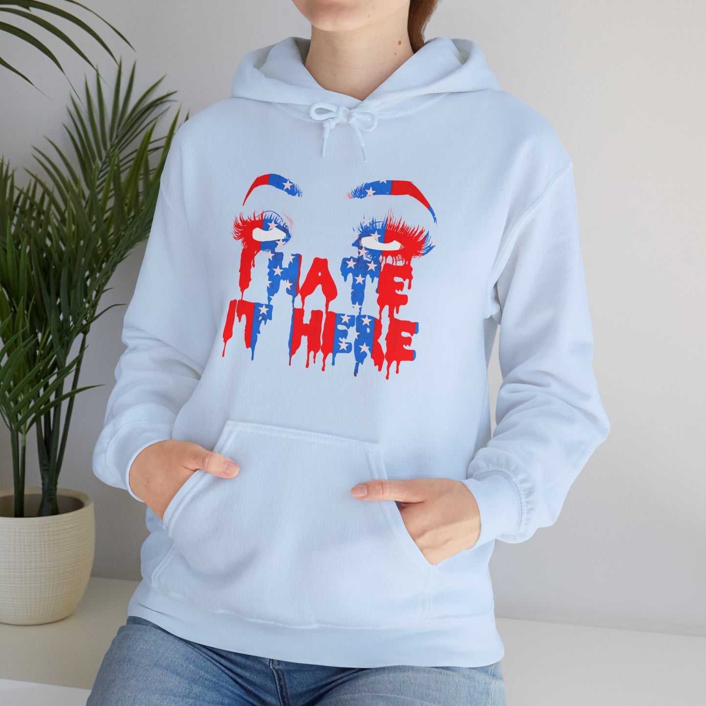 I Hate It Here '24 Unisex Heavy Blend Hooded Sweatshirt